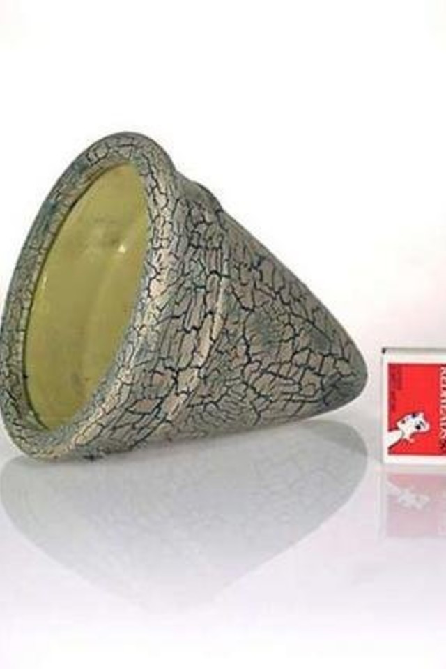 MISC MISCS CERAMIC CERAMICS CONE CONES WITH WITHS BAND BANDS 16X18CMH 16X18CMHS ROUND ROUNDS SHAPES SHAPE