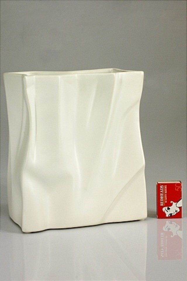 Paper Bag Vase 19 X 11 X 22cmh Holstens